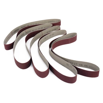 

14pcs Abrasive Sanding Belt Grit 36 60 80 120 240 400 600 Assortment Kit 5 x 180cm 2"x72" Mayitr For Polishing Tools