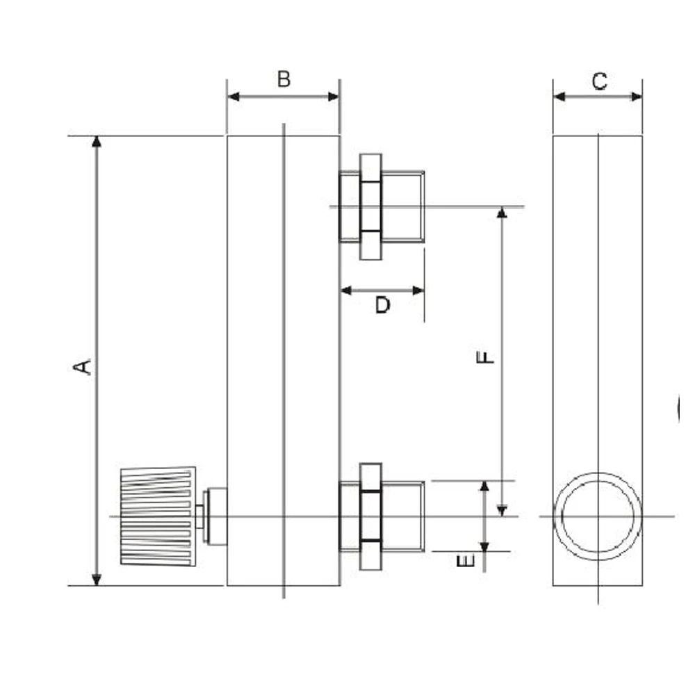 AIR FLOW METER ALL DIMENSION