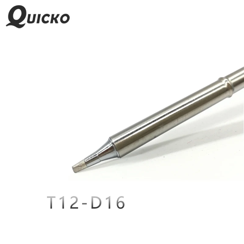 

QUICKO T12-D16 Shape D series Solering iron tips welding tools for T12 Handle T12 Soldering station FX9501/951/952 Handle
