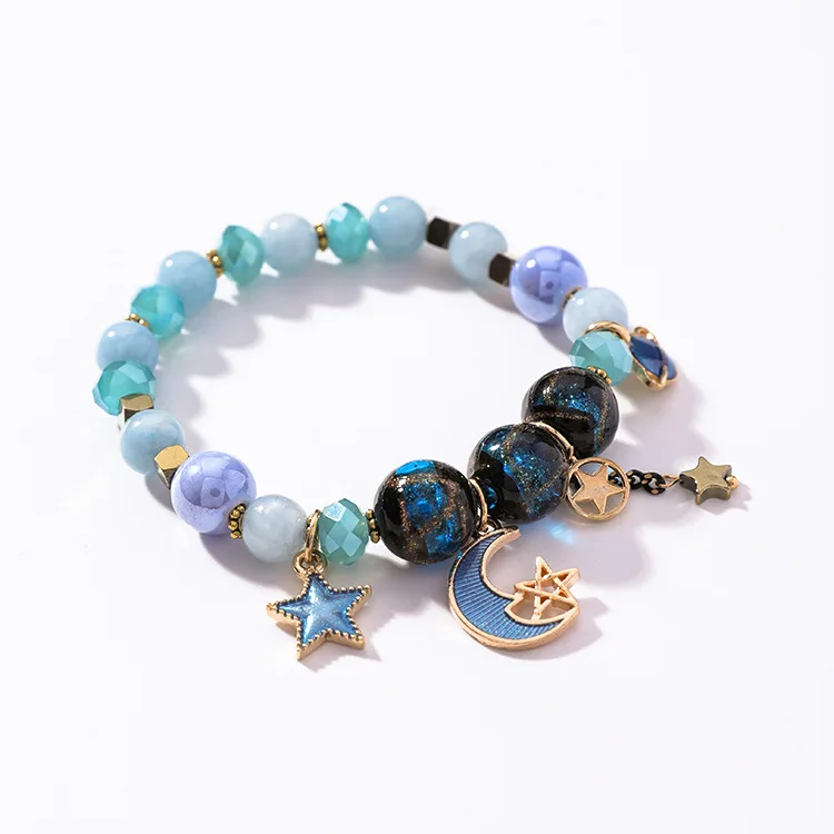 2018 модные ювелирные браслеты для женщин pulseira feminina Красочные эластичные бусины