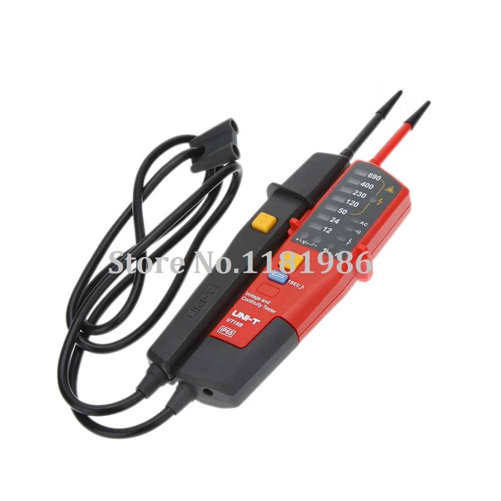 UNI T UT18B Auto Range Voltage Meter and Continuity Test Tester with