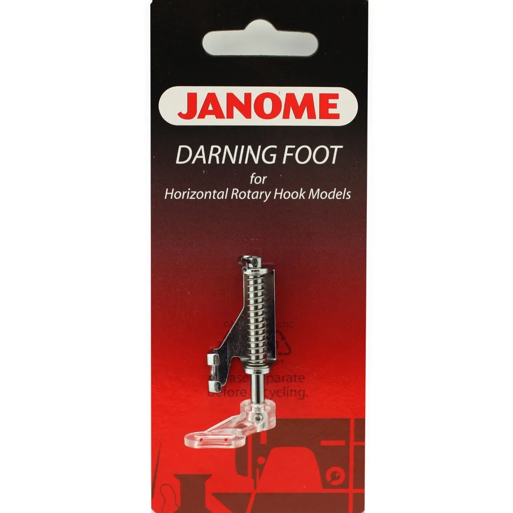 

for JANOME Sewing Machine EMBROIDERY / DARNING FOOT - Cat B - Part No. 200349000