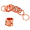 LEEPEE 10 Pieces/Set Sump Plug Oil Seal Tools Fasteners Accessories for Car Truck Vehicle 10*14*1mm Solid Copper Crush Washers ► Photo 2/6