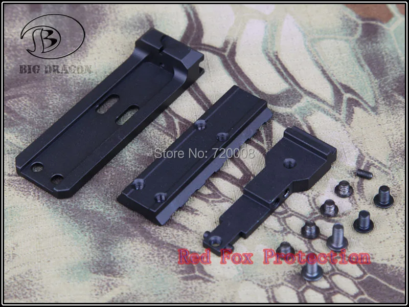 Тактический CNC задний рельсовый кронштейн прицел подходит для серии AK страйкбол Электрический пистолет AEG охотничий прицел