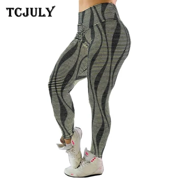 

TCJULY Gotico 3D Digital Printed High Waist Push Up Fitness Leggins Quick Dry Workout Pants Breathable Sports Leggings For Women
