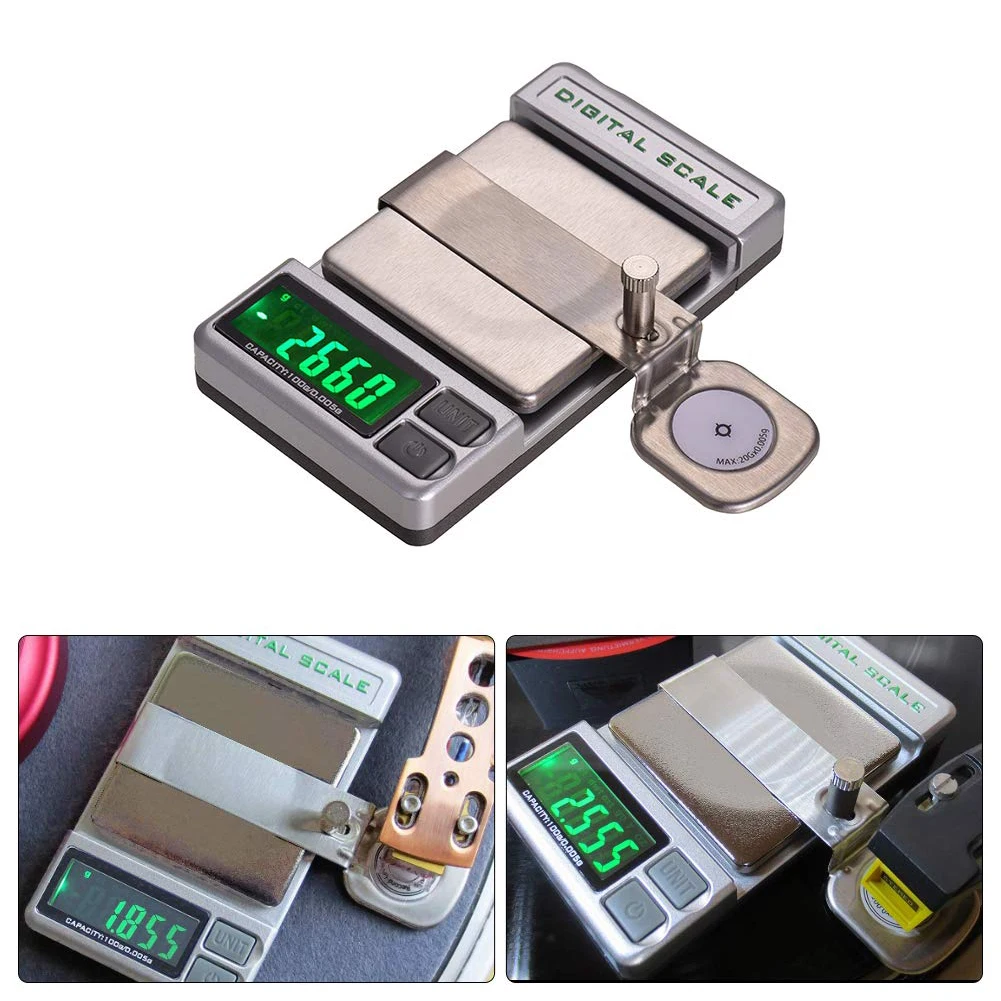 

LCD Display Jewelry Weight Balance Backlight Dual Use Digital Scale Force Gauge Turntable Stylus Portable Mini Pocket Electronic