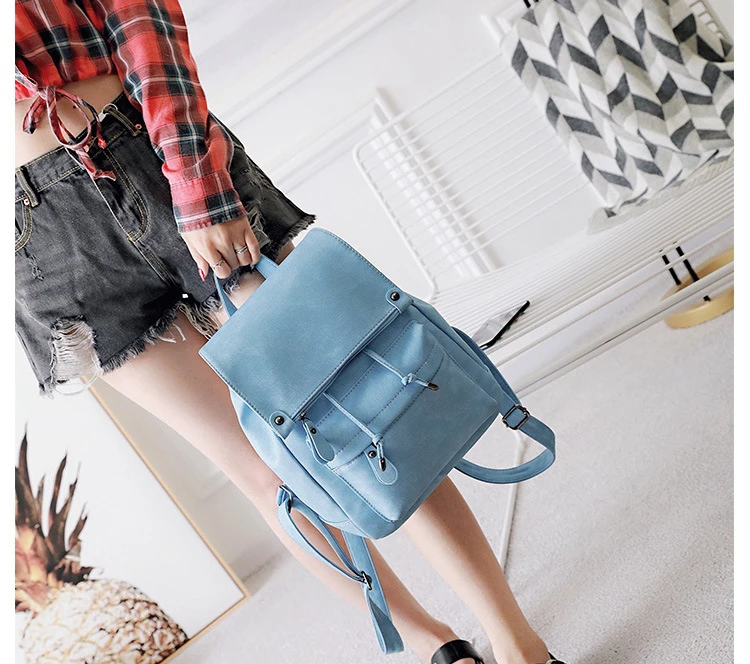 women leather backpack  (5)
