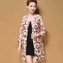 Высококачественное зимнее пальто размера плюс M-5XL в стиле ретро, Женское шерстяное пальто с вышитыми цветами, верхняя одежда, пальто, женские тренчи, пальто для женщин