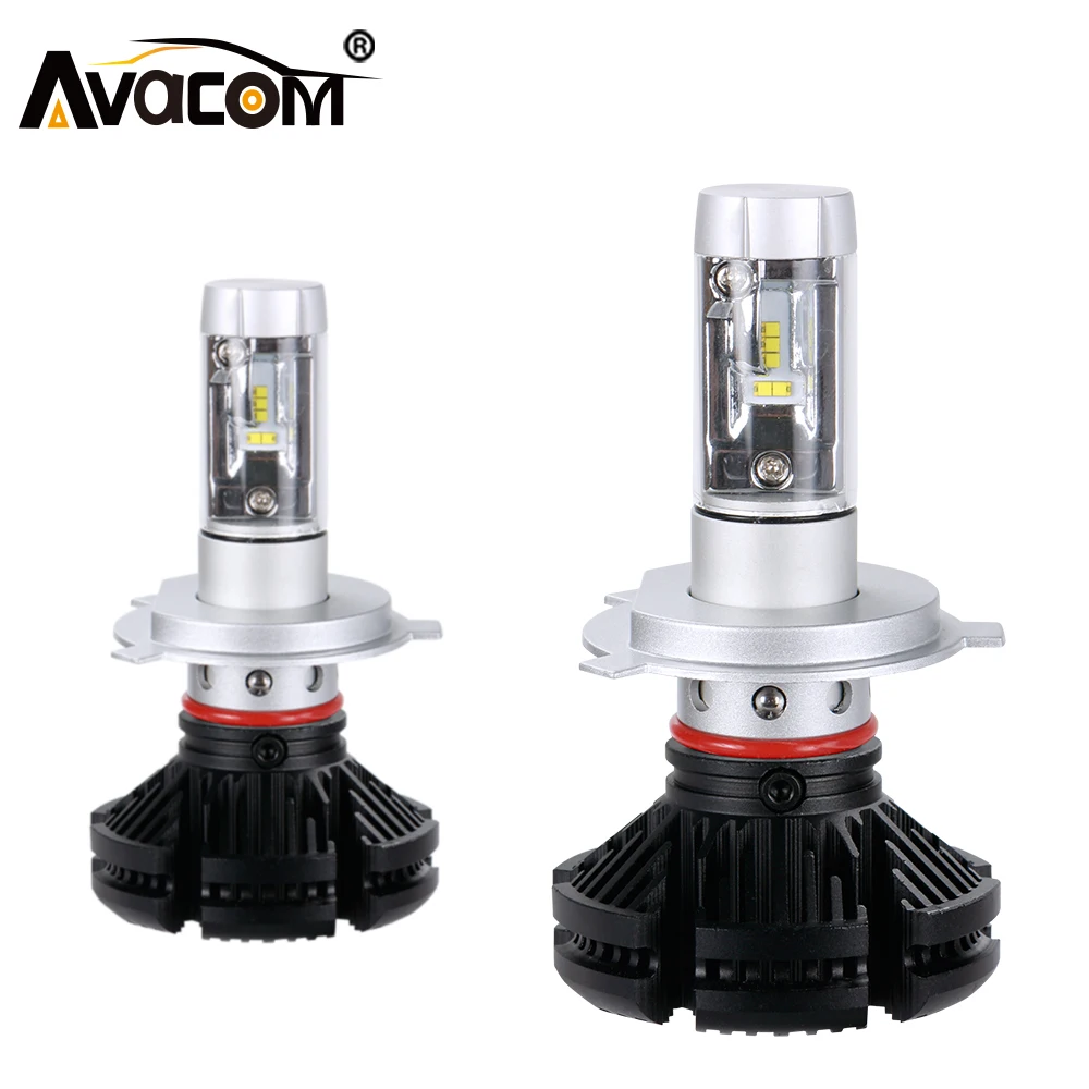 Светодиодная автомобильная лампа Avacom H7 LED 12000Lm 12V H1 H3 H11 Ice Auto Lamp H8 9005 HB3 9006 HB4 ZES 50W 6500K