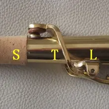 Сопрано для саксофона на шею золотой лак 17 мм