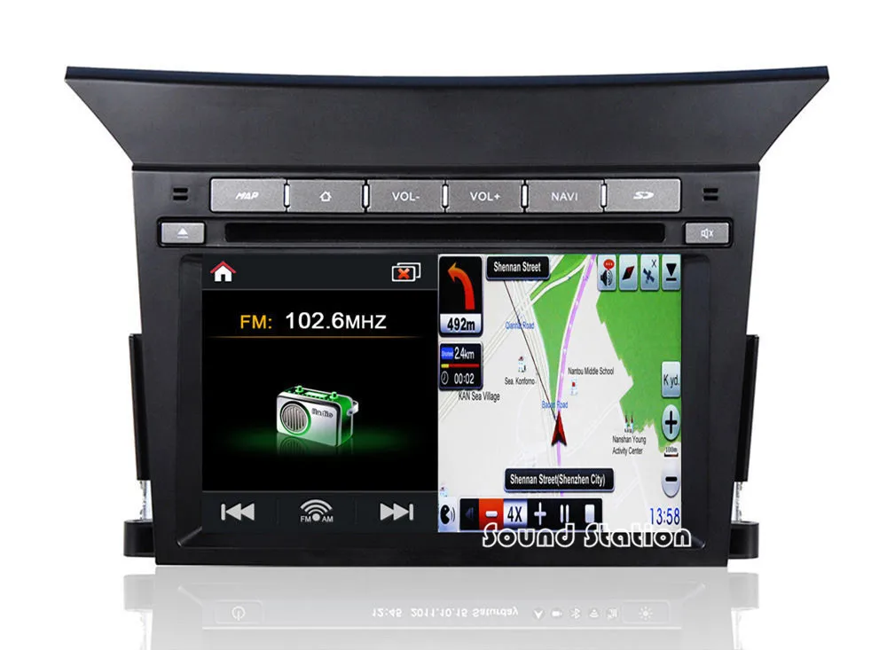 Pilot DVD GPS Radio Navigation Multimedia For Honda Pilot Touch Screen
