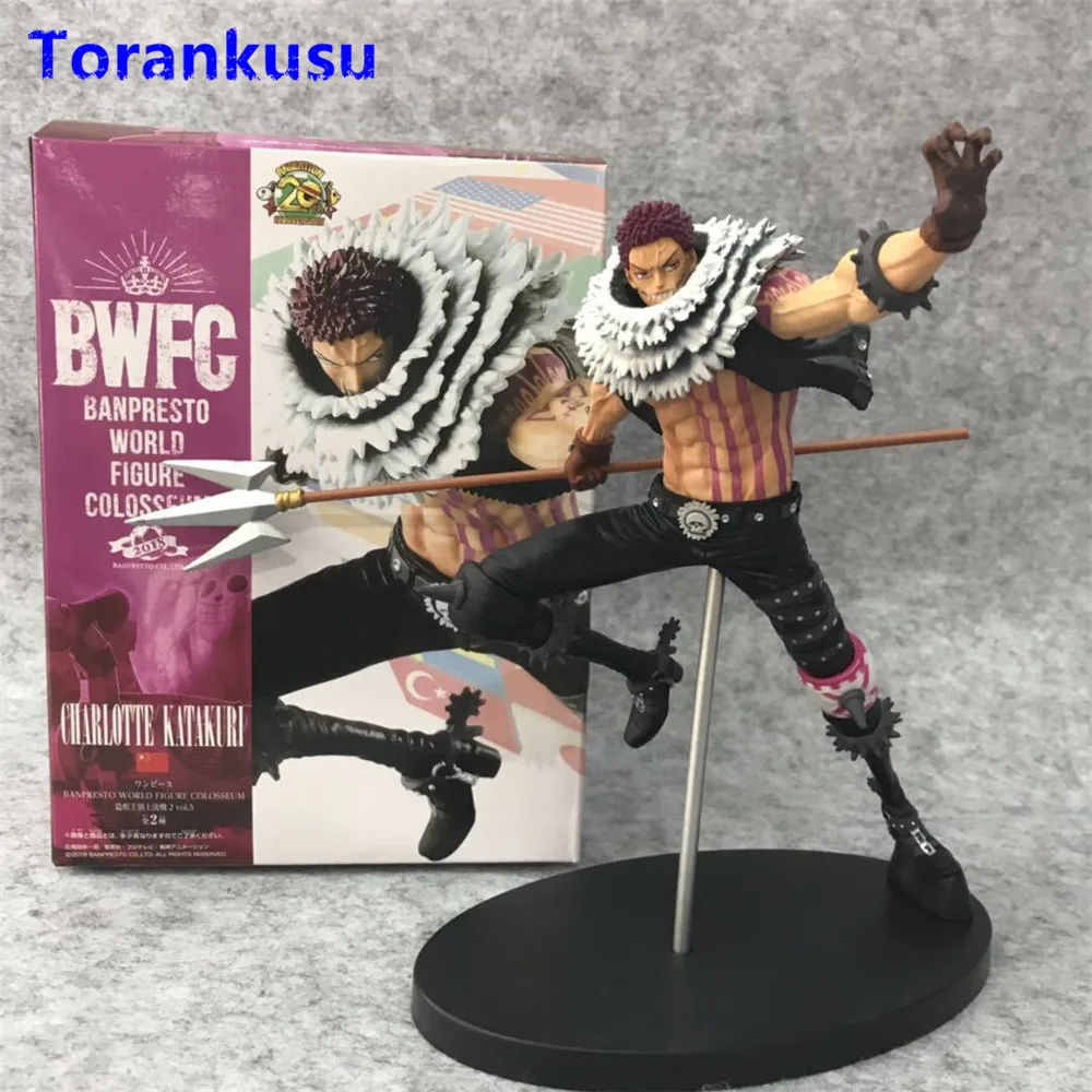 One Piece Charlotte Katakuri Banpresto World Action Figure Colosseum Toys For Children Figma Doll Model Anime One Piece Figura