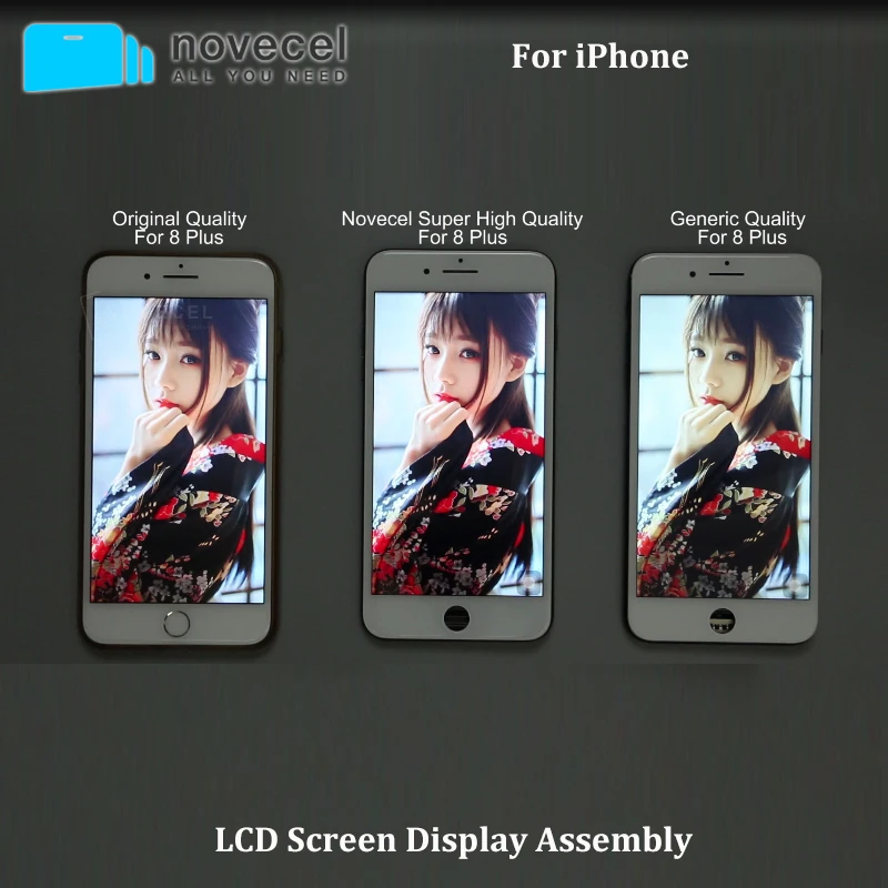 

10Pcs Black/White AAA+++ For iPhone 7 8 Plus LCD With 3D Force Touch Screen Digitizer Assembly Display No Dead Pixel
