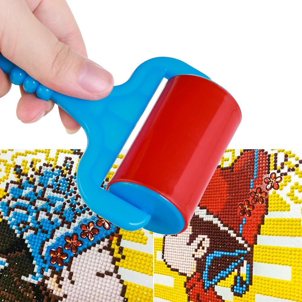 Multifunction Diamond Painting Cross Stitch Tool Plastic Roller Rolling Tools Accessories 1Pcs