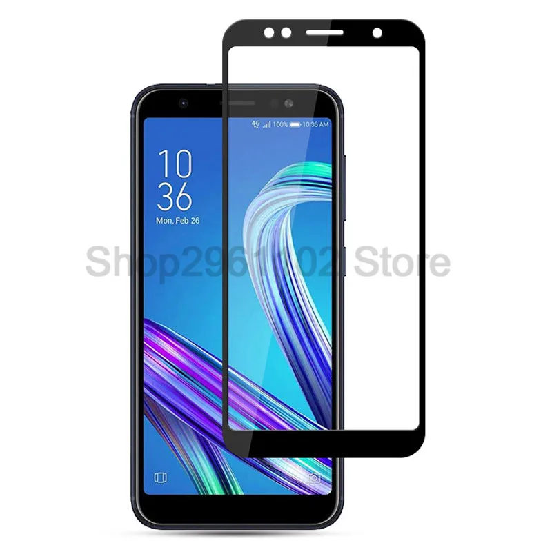

full cover For ZenFone Max Pro M1 tempered glass For ASUS ZenFone Max Pro M1 ZB601KL ZB602KL protective glas case on zb 601 602