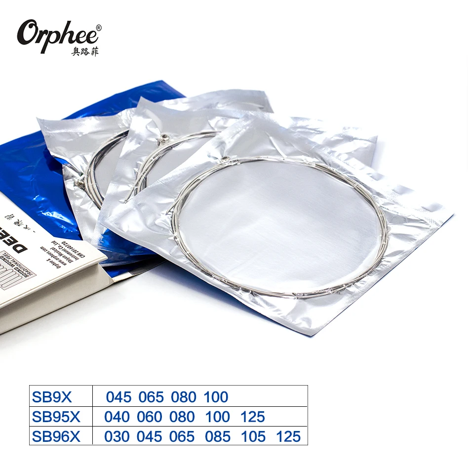 Аксессуары для гитары Orphee SB 9X 95X электрические басовые струны шестигранный сплав
