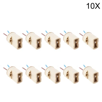 

10x G9 Lamp Base 250V 2A Ceramic Socket G9 Type Halogen Lamp Holder