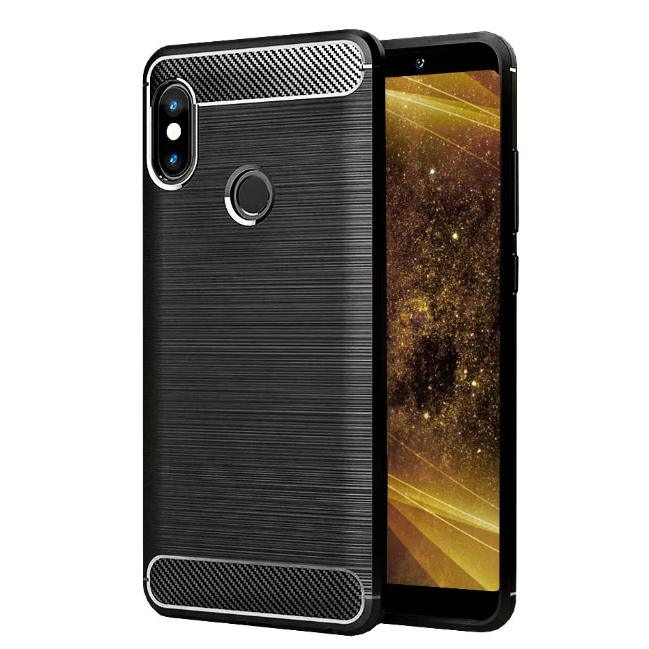Силиконовые чехлы для Xiaomi Redmi 6 Pro Note 5 Plus 6A чехол из углеродного волокна ТПУ 4X