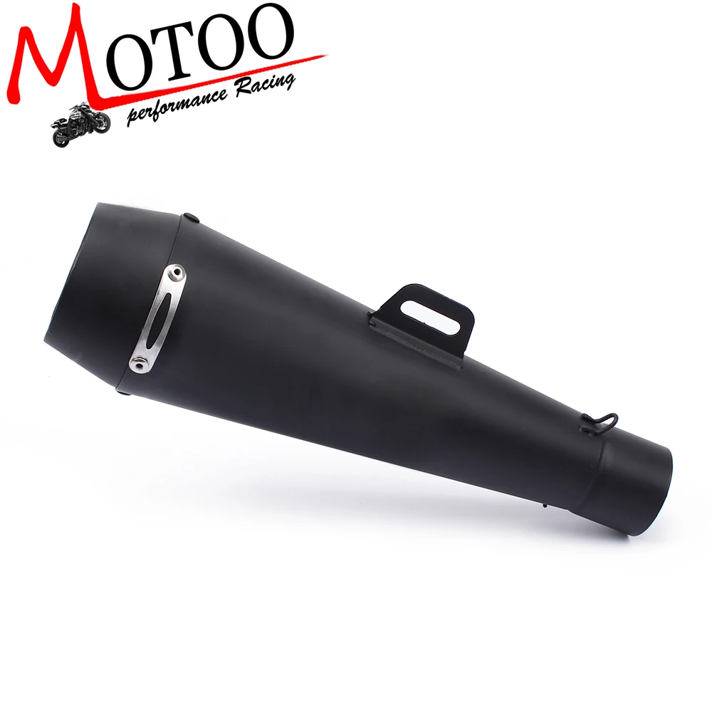 

Motoo - Inlet 51mm Universal Motorcycle Exhaust Racing Muffler GP Exhaust For most motorcycle