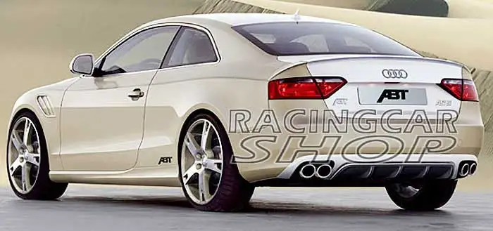 A STYLE REAR DIFFUSER QUAD EXHAUST FOR AUDI A5 COUPE 2008-2011