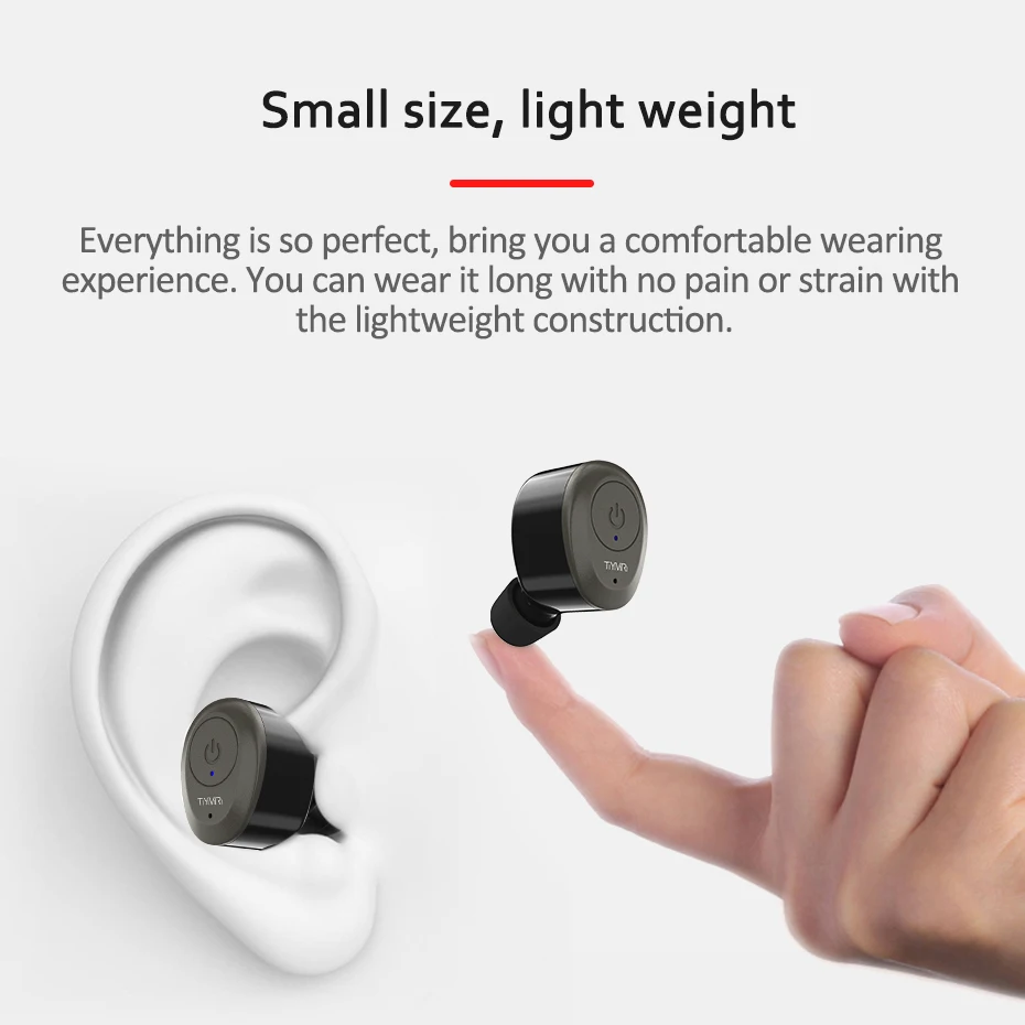 TiYiViRi TY08 TWS Bluetooth Earphones Wireless headphones Bluetooth 5.0 Earbuds 3D Stereo Deep Bass headset for All Smart Phone