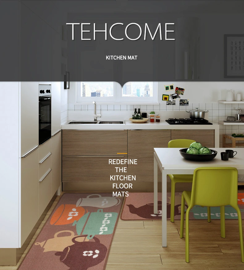 TECHOME, 10 цветов, мягкие коврики, коврики для гостиной, кухни, спальни, Нескользящие коврики, коврик, коврик, товары для дома 16