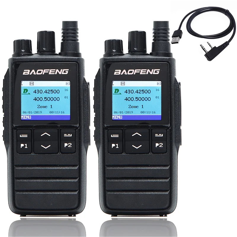 2 шт. Baofeng DM 1703 цифровая рация DMR Tier1 Tier2 Tier II Dual Time slot цифровое радио Совместимо с
