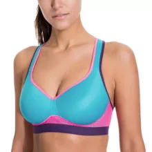 Женский спортивный бюстгальтер без проволоки со средней плотностью для полной фигуры 32 34 36 38 B C D DD E