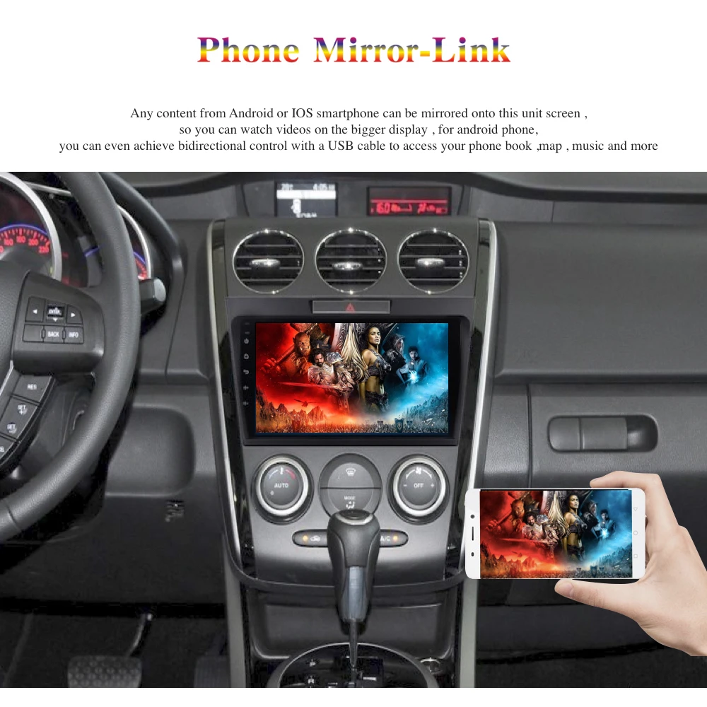 Flash Deal Android 9.0 Car Radio 2 Din GPS Navi for Mazda CX7 CX-7 2008 2009 2010 2011 - 2014 2015 PX6 DSP IPS 4Gb+64Gb 6-Core RDS WIFI BT 2