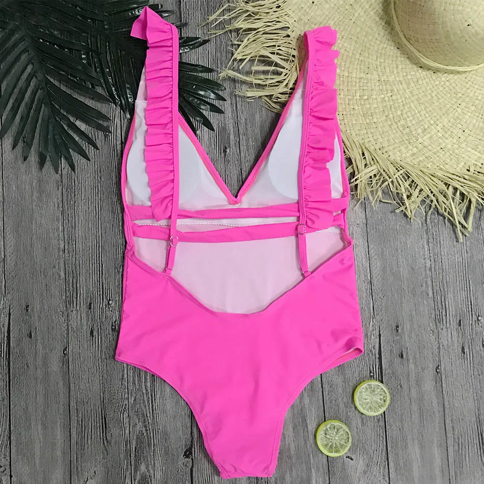 2019 Women Sexy One Piece Swimswear (35)
