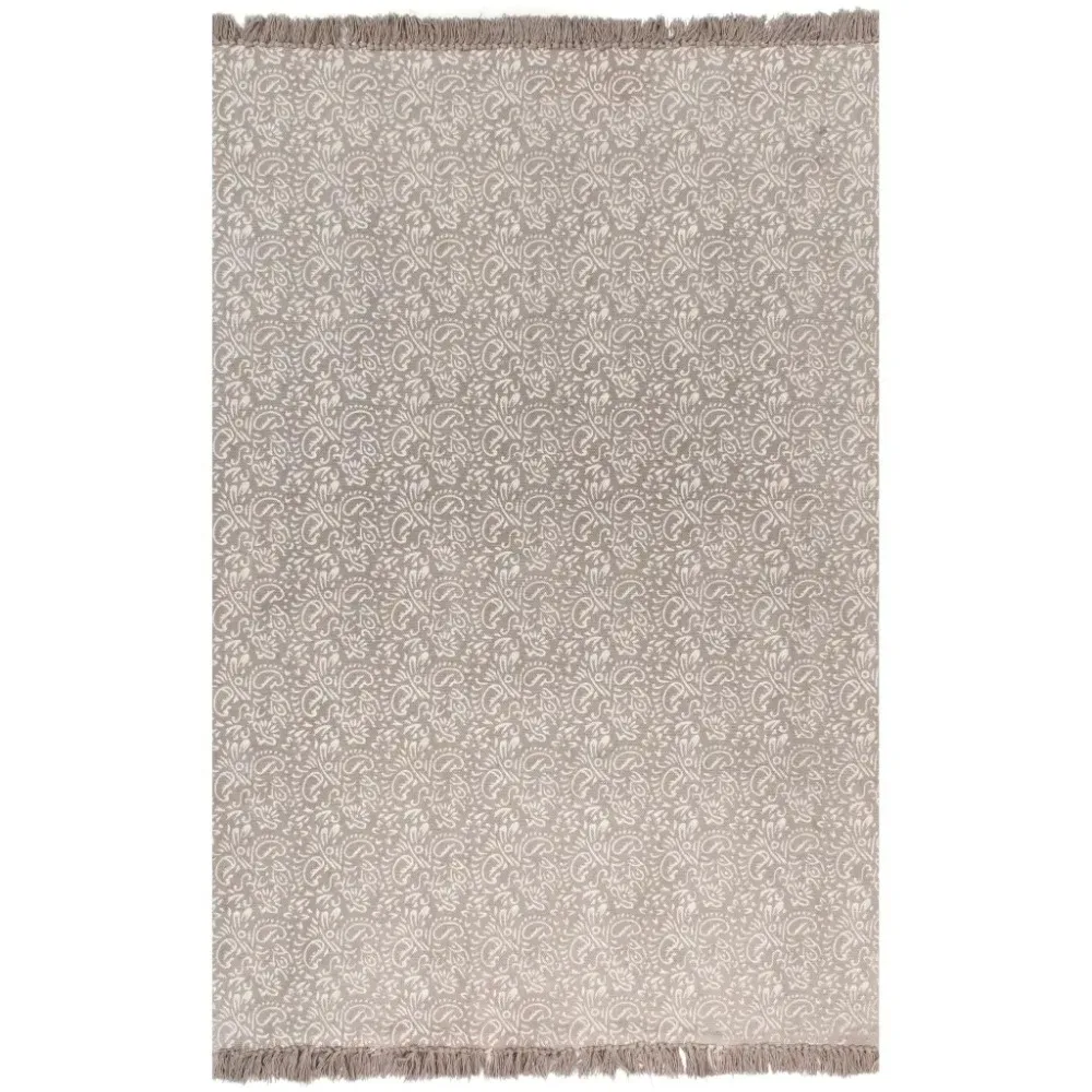 

EHOMEBUY 2019 Carpet New Modern Kilim Rug Cotton 120x180 cm with Pattern Taupe Simple Non-slip Mats Area Rug Bedroom Kitchen Rug