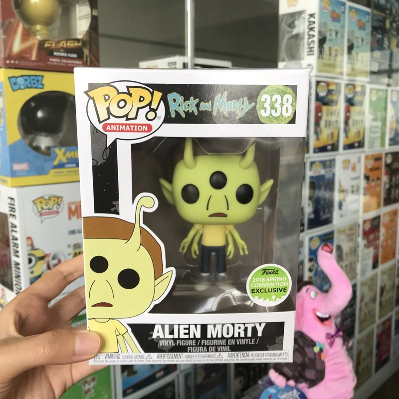 2018 Весна Con эксклюзивный FUNKO POP официальный Рик и Морти-инопланетянин Морти