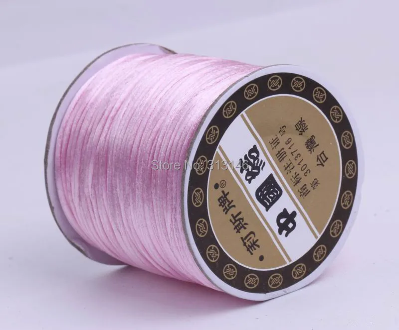 80 м/рулон плетеный нейлоновый шнур для браслета 1 5 мм|cord macrame|knotting cordchinese knot cord |