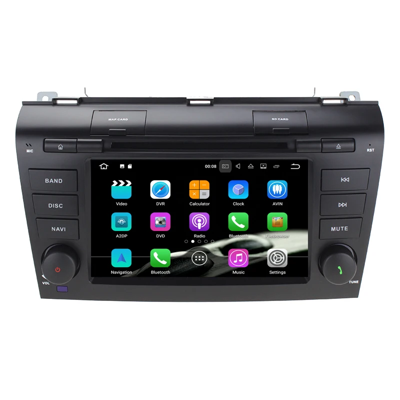 Clearance HIFIF Android 7.1 Car DVD Player For Mazda 3 GPS Navigation 2Din Steering Wheel 1024*600 Quad Core 3G Radio WIFI Bluetooth TV 1
