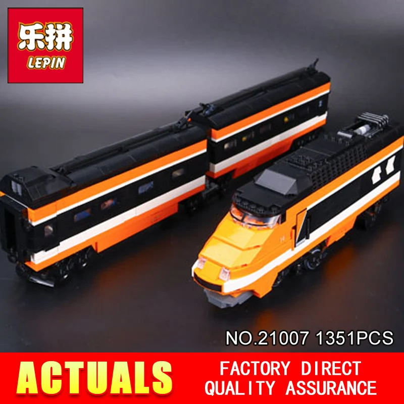 

new lepin 21007 1351Pcs Out of print, the sky train Model Building Kits Blocks Bricks Toys Compatible With 10233