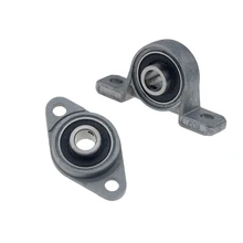 Roulement à rouleau sphérique en alliage de Zinc, roulements montés, boîtier à bloc d'oreiller, 2 pièces, KFL08 KP08 KFL000 KFL001 KP001 KP001