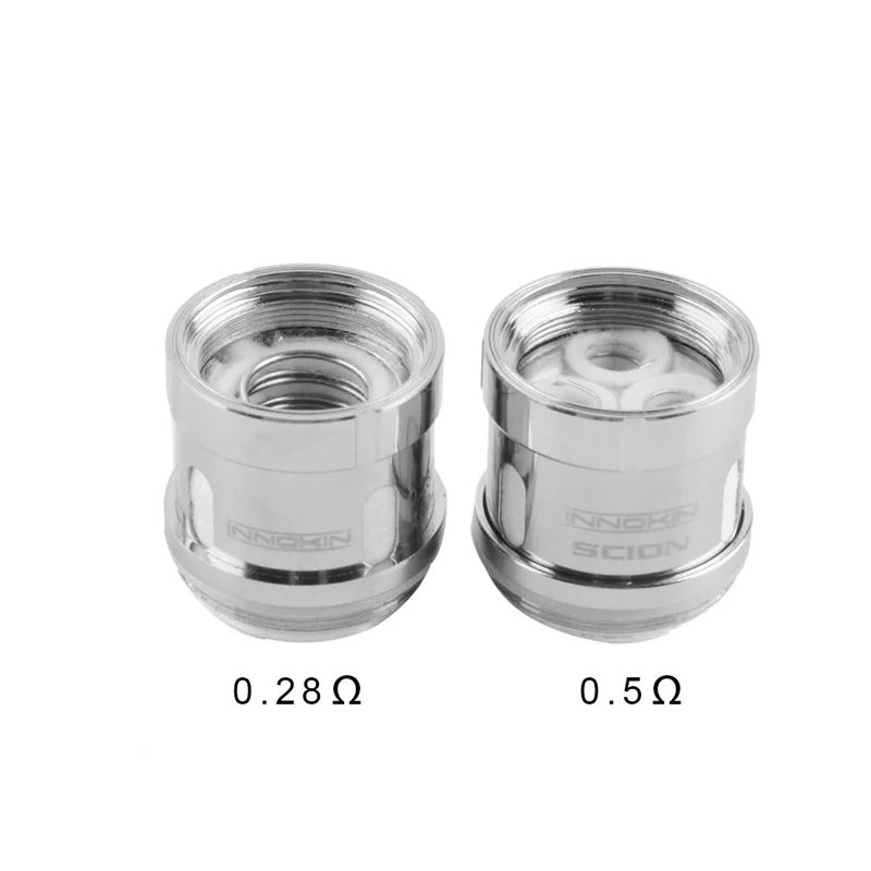 3 шт./лот Оригинал Innokin Scion катушки голову 0.5ohm и 0.28ohm замена катушки органического хлопка и K-anthal bvc Fit sicon Tank