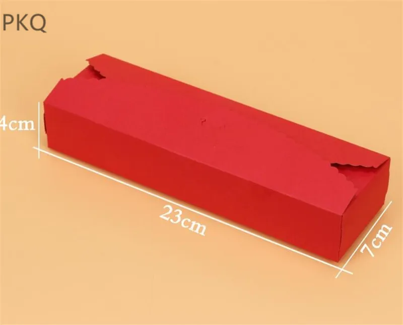 23x7x4 см белый картон коробка бумага для упаковки мыльницы, ювелирный торт подарочная коробка для печенья, упаковка для печенья 30 шт