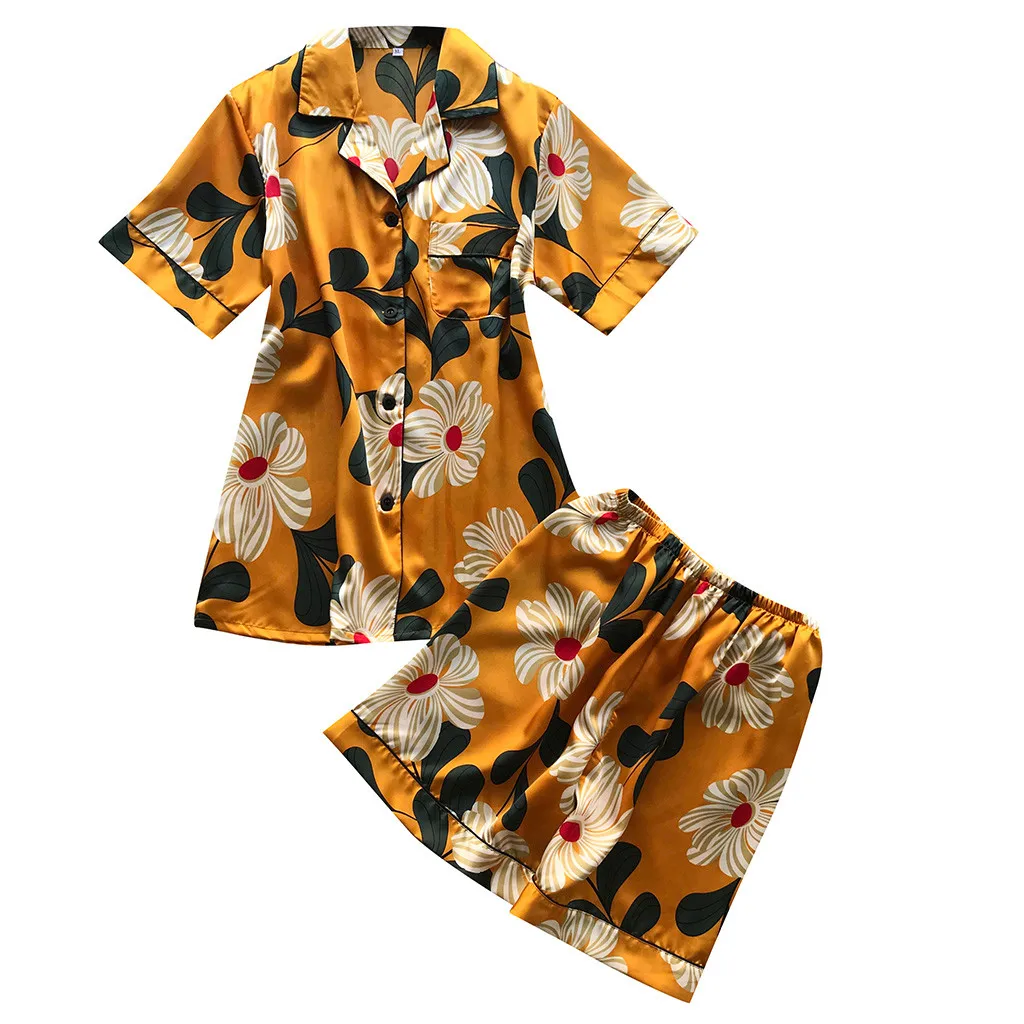 Женский топ для сна, сексуальная пижама, 2 предмета, летняя Пижама, шорты с коротким рукавом, пижама, свободная Пижама, домашняя одежда 6,27