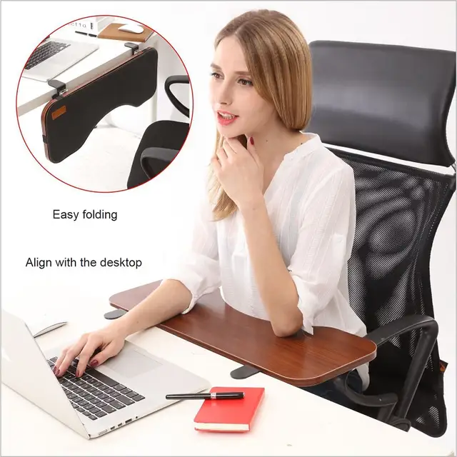 Wood Computer Desk Hand Bracket Arm Bracket Keyboard Bracket Hand