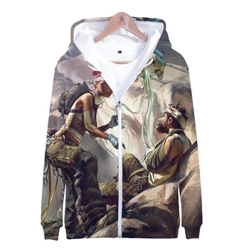 

Apex Legends Zipper Hoodie High Quality Hot Game 3D Apex Legends Hooded cottonBoy/Girl Pullover Men/Women Sweatshirt White Top