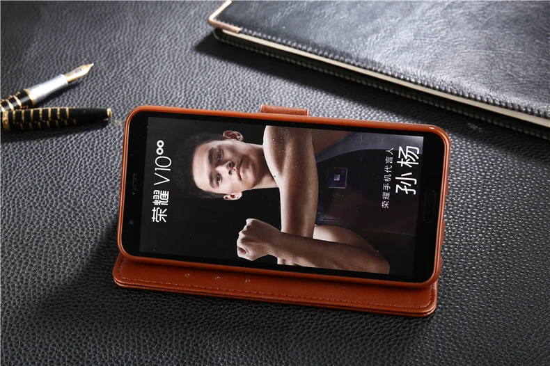 Для Huawei Honor V10 случае Роскошные Стенд Бумажник откидная крышка телефон Сумки
