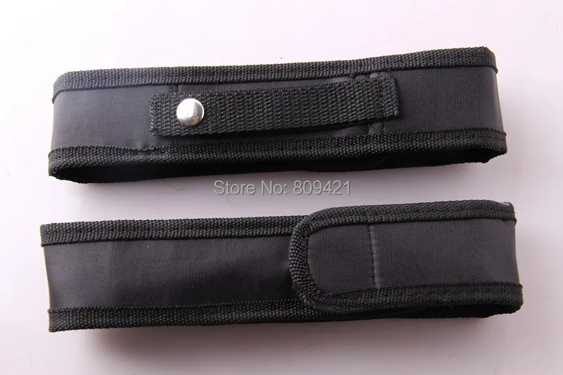 

100pcs/lot Torch Soft Nylon Pouch Holster w/ Tight Closure Flashlight Length of 22 cm Nylon Flashlight Case