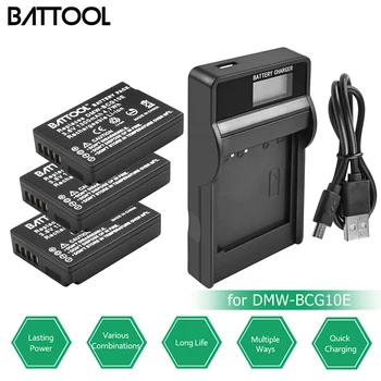 

BATTOOL 1300mAh 4.7Wh Battery for Panasonic Lumix DMW-BCG10 DMW BCG10 BCG10E DMC-3D1 DMC-TZ7 DMC-TZ8 DMC-TZ10 DMC-TZ18 DMCTZ19