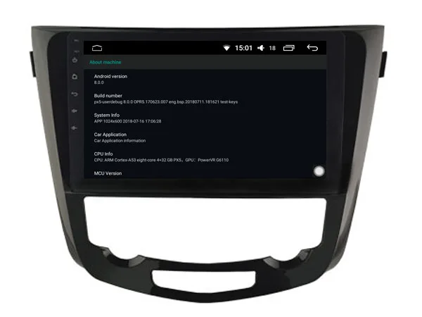 Top For Nissan X-Trail 2014 8-core radio Android 8.0 car gps multimedia 64GB rom+IPS screen+CARPLAY+TDA7851 Amplifer+4 Car Launcher 5