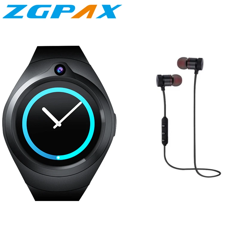 

Bluetooth Smart Watch 16GB rom Smartwatch ROTATING BEZEL clock for apple iPhone Samsung watch for Android huawei xiaomi horn p9