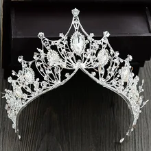 Принцесса, Хрустальная корона, диадема, модная королева, Свадебные короны, головной убор, свадебные украшения для волос, аксессуары для невесты M30