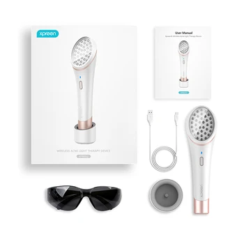 

Acne Light Therapy Wireless Rechargeable Light Acne Acne Clearing Eraser with Blue Light and Red Light Treatment Device