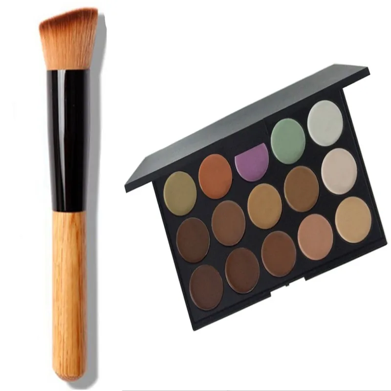 

1Set 15 Colors Maquiagem Professional Salon Concealer Palette Makeup Party Contour Palette Face Cream Women Makeup Palette