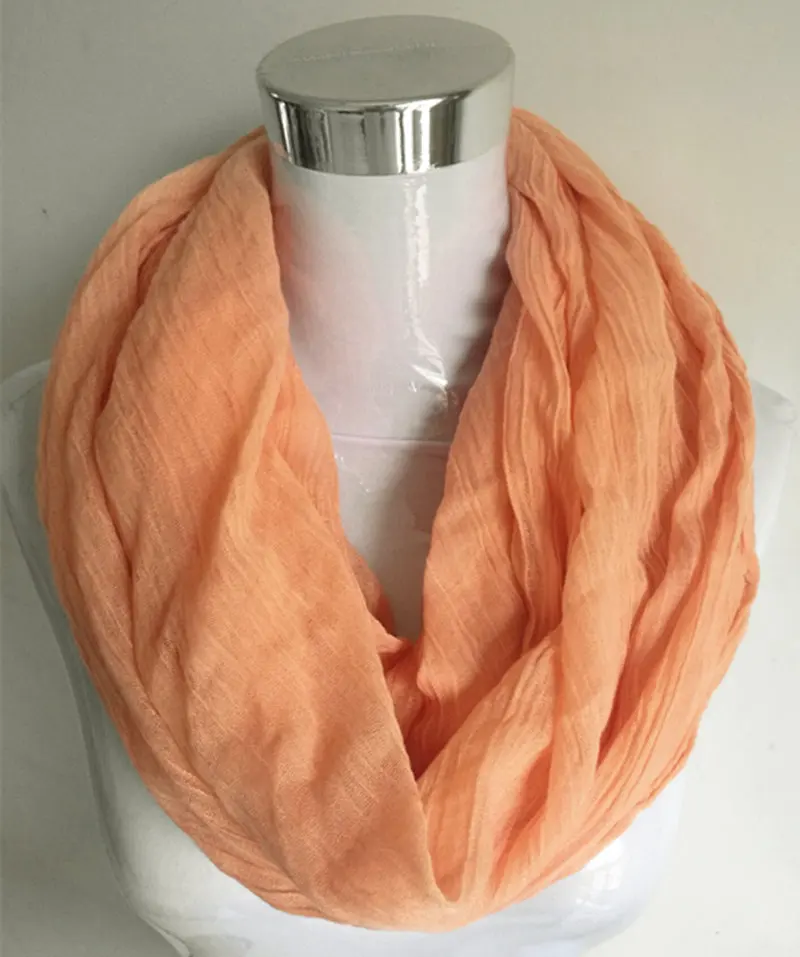 Новые модные однотонные шарфы burbry с круглыми петлями, женский шарф Infinity, роскошный бренд Kallove для женщин, шаль, женские шарфы - Цвет: Pink
